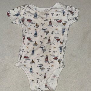 Nautical Print Kids Size 12-18M One Piece